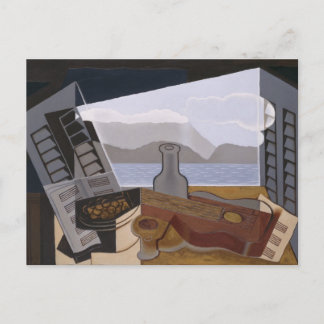 Juan Gris The Open Window Fine Art Briefkaart