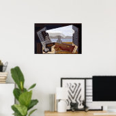 Juan Gris The Open Window Poster (Thuiskantoor)