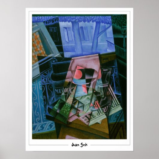 Juan Gris Zedign Art Poster #219 (Voorkant)
