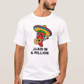 Juan in een miljoen grappige Mexicaanse chili pun T-shirt (Voorkant)