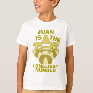Juan is het langste nummer t-shirt