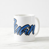 Juan Prénom Blue Tasse Café (Devant droit)