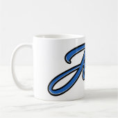 Juan Prénom Blue Tasse Café (Gauche)