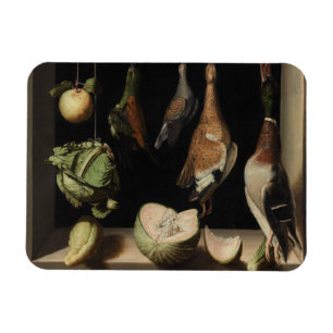Juan Sanchez Cotan - still Life with Game Fowl Magneet