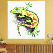 JUANA LA IGUANA CANVAS AFDRUK (Insitu (Woonkamer))