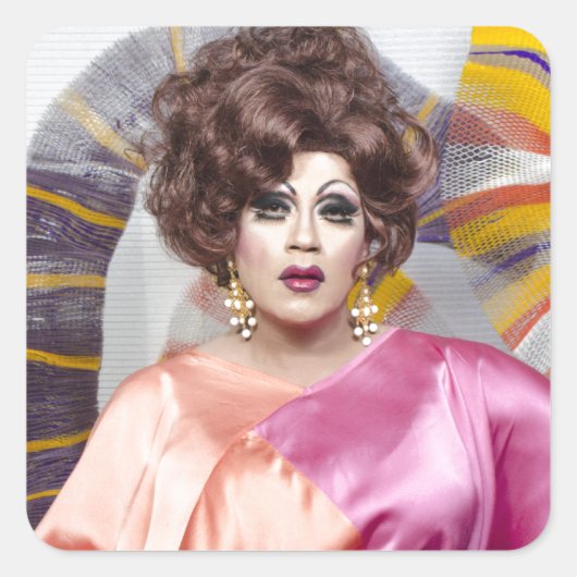 Juanita MORE! Vierkante Sticker (Voorkant)