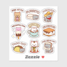 Jubby Cats - Cat Memes Stickers Blad