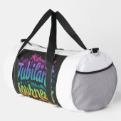 Jubelende reizen plunjezak (Rechterhoek)