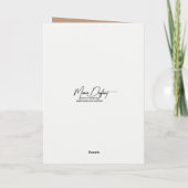 Jubilea konijn met chocoladehart kaart (Achterkant)