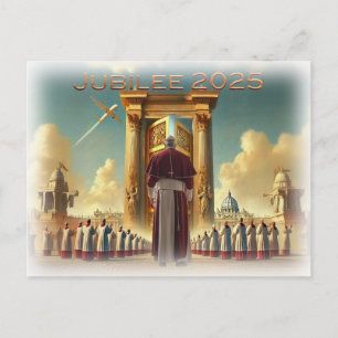 Jubilee 2025, Vaticaan, reissouvenir, cadeau-idee. Briefkaart