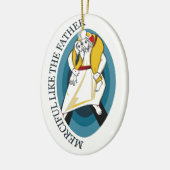 JUBILEE JAAR VAN MERCY GEAR KERAMISCH ORNAMENT (Links)