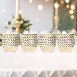 JUBILEE Stamless wijnglas set4 | m3galleryStudio Zonder Voet