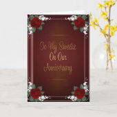 Jubileum 01 kaart (Gele Bloem)