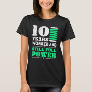 Jubileum 10 jaar bedrijf Jubileum 1 T-shirt