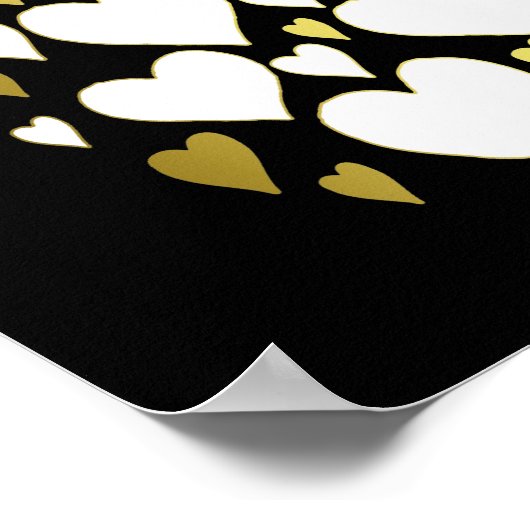 Jubileum 1 bruiloft poster (Hoek)