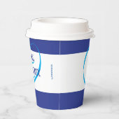 Jubileum 2023 Israël Onafhankelijkheidsdag 75 Papieren Bekers (Rechts)