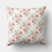 Jubileum 2e bruiloft Foto Wreated Lijst White Kussen (Achterkant)