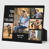Jubileum 5 Fotocollage U bent de One Black Fotoplaat (Zijkant)