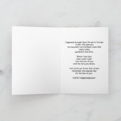 Jubileum, 8ste, Rode Rubra Tulpen Kaart (Binnen)