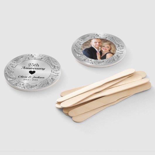 Jubileum Aangepaste foto Handwaaier (Niet-gemonteerd)