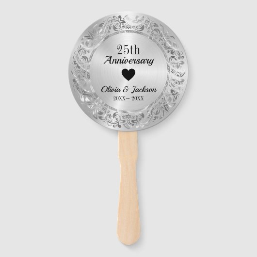 Jubileum Aangepaste foto Handwaaier (Voorkant)