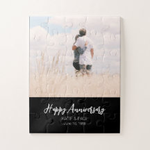 Jubileum aangepaste foto modern stijlvol bruiloft