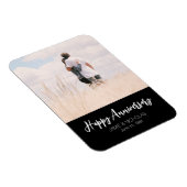 Jubileum aangepaste foto modern stijlvol bruiloft magneet (Rechterzijde)