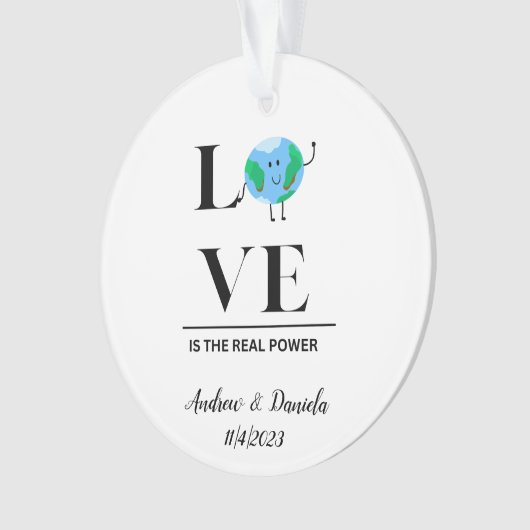 Jubileum Acryl Ornament (voorkant)