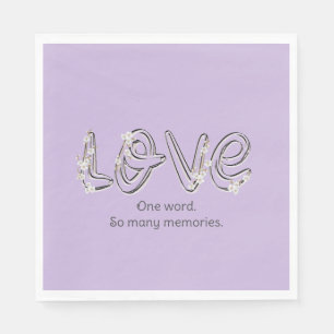 Jubileum Almond Blossom Love Text Servet