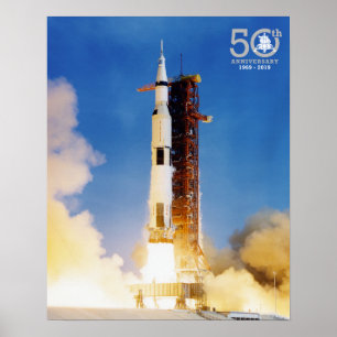 Jubileum Apollo 11 Moon Landing, Saturn V: Poster