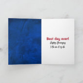 Jubileum belletje op leder kaart (Binnen)