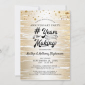 Jubileum Black Gold # JAAR IN DE MAKING Kaart (Voorkant)