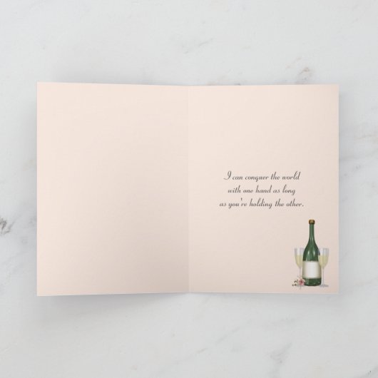 Jubileum Bouquet Kaart (Binnen)