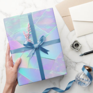 Jubileum bruiloft verjaardag iriserend cadeaupapier