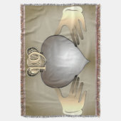 Jubileum Claddaugh PhotoThrow Blanket Deken (Voorkant Verticaal)