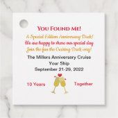 Jubileum Cruising Duck Label (Voorkant)