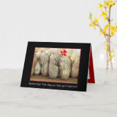Jubileum Cute Peanut Couple Kaart (Gele Bloem)