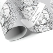 Jubileum Diamond 10e bruiloft Cadeaupapier (Rol Hoek)