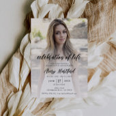 Jubileum dood viering van levensfotogeheugen kaart