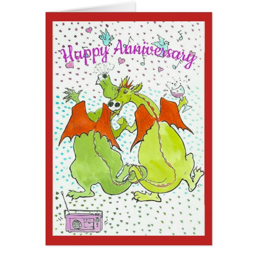 Jubileum Dragons-kaart (Voorkant)