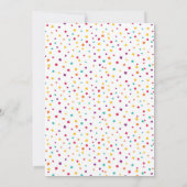 Jubileum Fiesta Invitation - White Kaart (Achterkant)