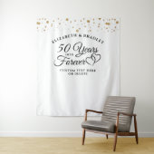 Jubileum Foto achtergrond 50 jaar in eeuwig Wandkleed (In situ)