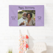 Jubileum Foto Moderne Banner Paarse (Insitu)