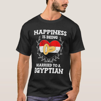 Jubileum getrouwd met een egyptische vrouw hu t-shirt