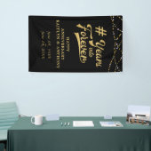 Jubileum Gold String Lights JAREN IN FOREVER Spandoek (Beurs)