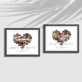 JUBILEUM HART COLLAGE POSTER EN PRINT