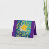 Jubileum hart van goud kaart (Voorkant)