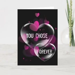 Jubileum hartbellen op zwart kaart