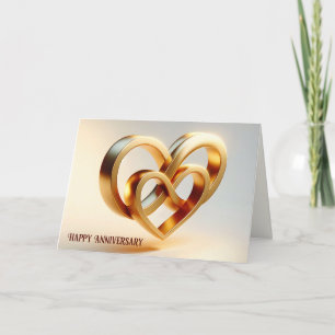 Jubileum Harten en het Infinity Symbool Kaart