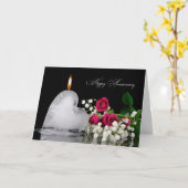 Jubileum hartsmelting kaart (Gele Bloem)